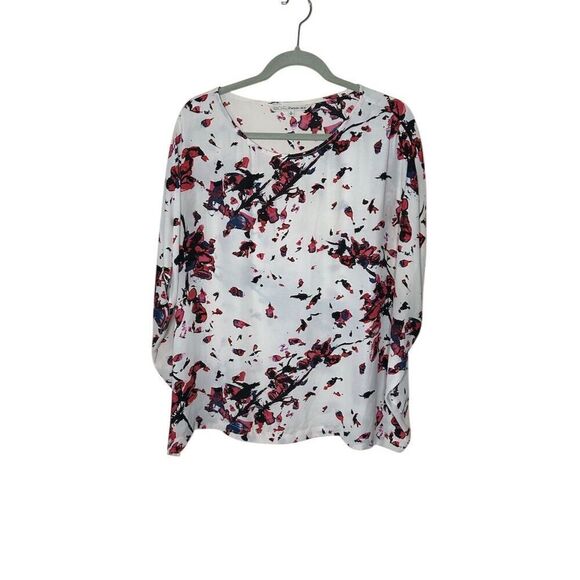 Rachael by Rachel Roy Tops - Rachel Roy Women's XL Floral Print Long Sleeve Blouse Multicolor